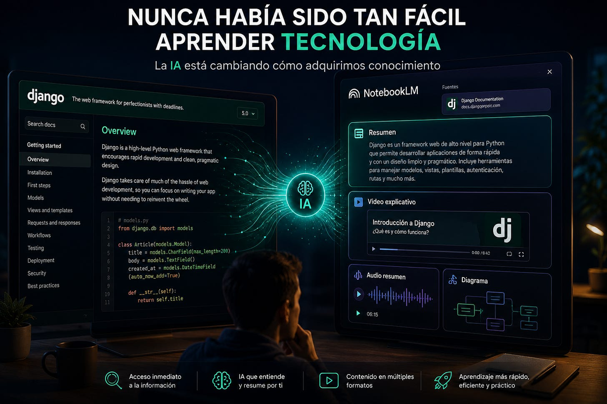 Nunca había sido tan fácil aprender tecnología