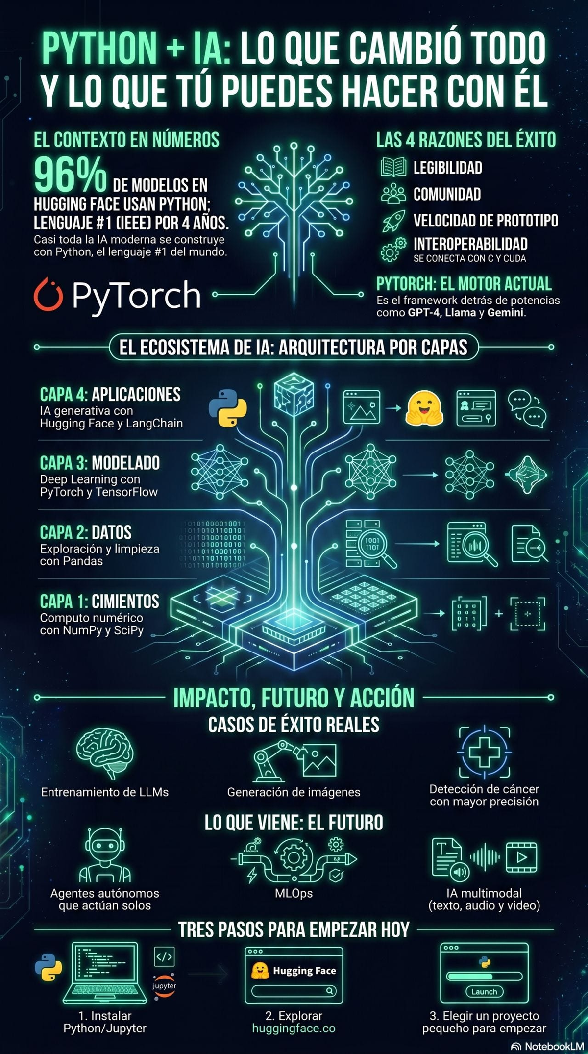 Python + IA: Lo que cambió todo y lo que tú puedes hacer con él.